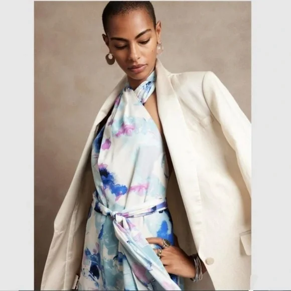 NWT Banana Republic Halter Dress - Picture 2 of 9